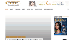 Desktop Screenshot of otcbeautymagazine.com